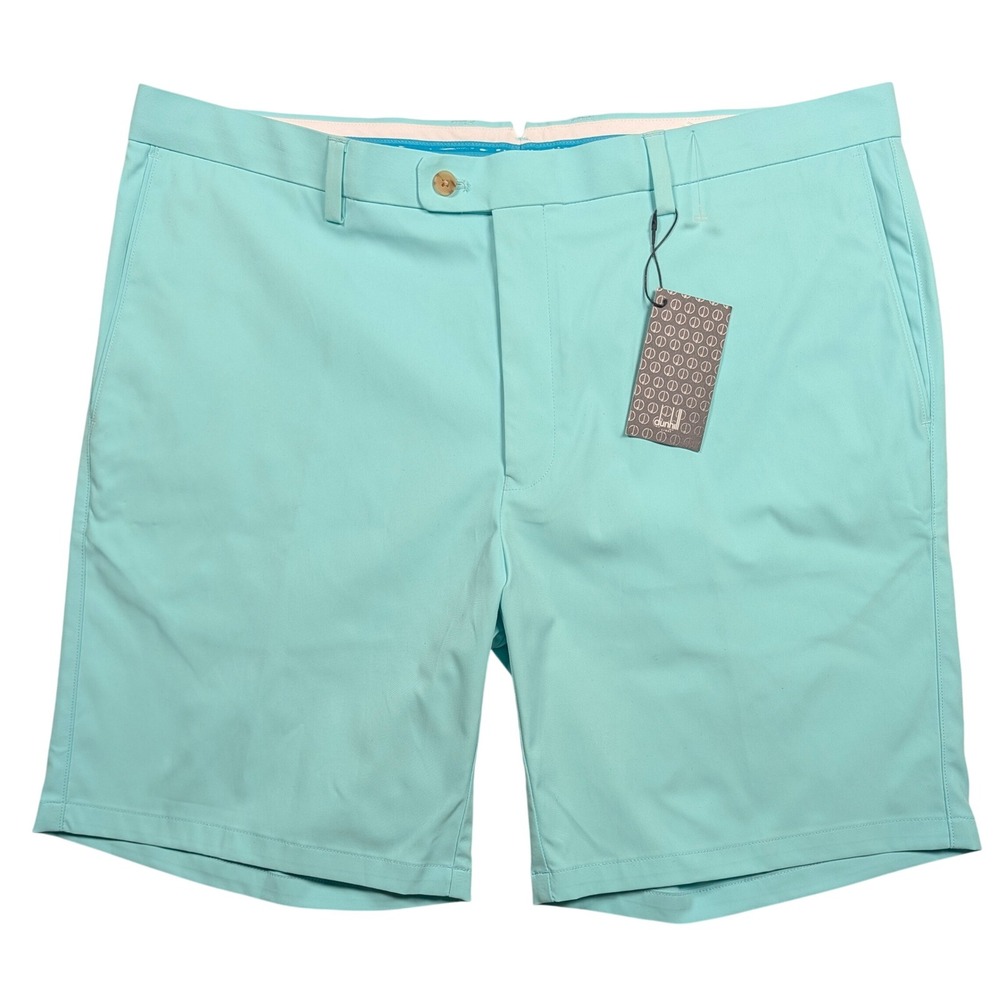 Dunhill Links Golf Shorts Mens‎ 40 Teal Performance Stretch Flat Front NEW $110